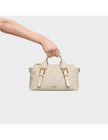 Bolso de mano mediano beige Audree Eyelets de TOUS