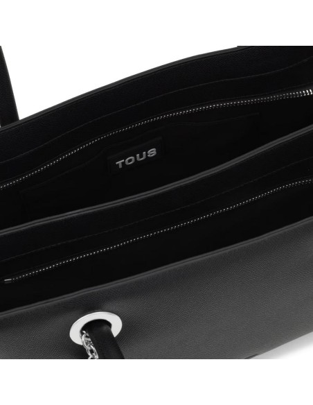 Bolso City Grande Negro TOUS Poppy - Estilo y Funcionalidad para tu Día a Día