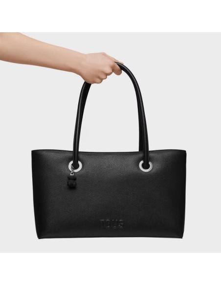 Bolso City Grande Negro TOUS Poppy - Estilo y Funcionalidad para tu Día a Día