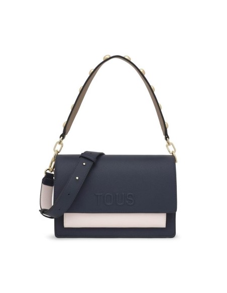 Bolso Bandolera Mediano Azul y Rosa Audree Saffiano - Estilo y Versatilidad
