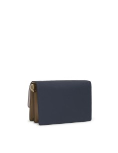 Bolso Bandolera Mediano Azul y Rosa Audree Saffiano - Estilo y Versatilidad 2