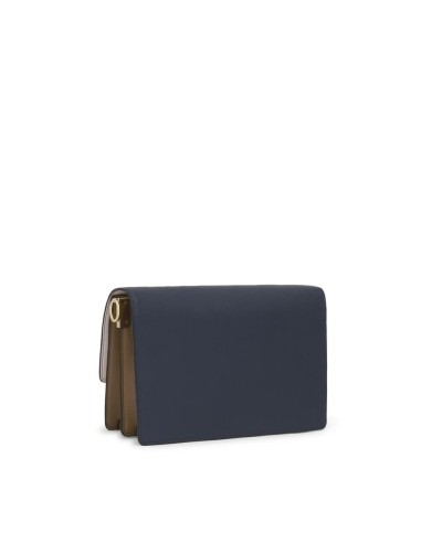 Bolso Bandolera Mediano Azul y Rosa Audree Saffiano - Estilo y Versatilidad