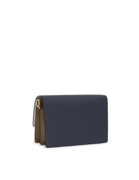 Bolso Bandolera Mediano Azul y Rosa Audree Saffiano - Estilo y Versatilidad