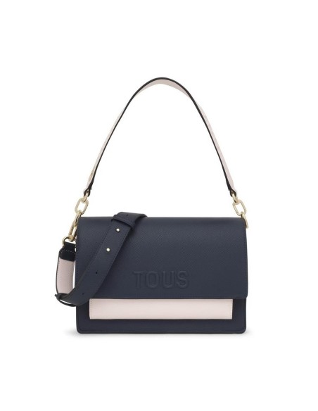 Bolso Bandolera Mediano Azul y Rosa Audree Saffiano - Estilo y Versatilidad