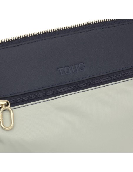 Bolsa de Bowling Mediana TOUS Buckles Soft Azul Marino - Elegancia y Sostenibilidad