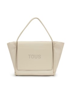 Bolso Capazo Grande Beige TOUS Silhouette Soft - Elegancia y Espacio para tu Día a Día