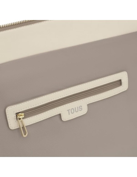 Bolso Capazo Grande Beige TOUS Silhouette Soft - Elegancia y Espacio para tu Día a Día