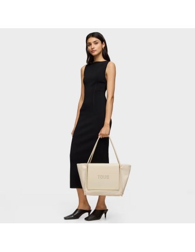 Bolso Capazo Grande Beige TOUS Silhouette Soft - Elegancia y Espacio para tu Día a Día