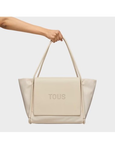 Bolso Capazo Grande Beige TOUS Silhouette Soft - Elegancia y Espacio para tu Día a Día