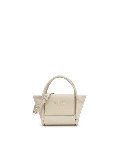Bolso Capazo Pequeño Beige TOUS Silhouette Soft - Elegancia y Versatilidad