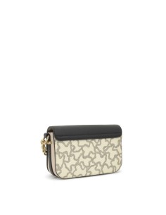 Bolso Bandolera Pequeño TOUS Chain Kaos Icon Negro y Beige - Elegancia y Funcionalidad 2
