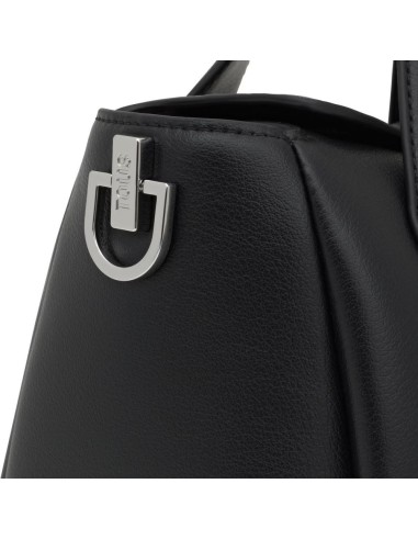 Bolso City mediano negro TOUS Bloom - Elegancia y funcionalidad en un diseño moderno