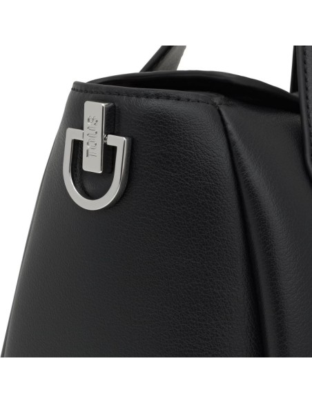 Bolso City mediano negro TOUS Bloom - Elegancia y funcionalidad en un diseño moderno