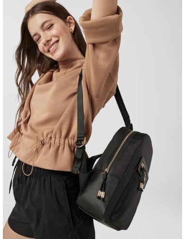 Mochila TOUS Brunock Chain Negra - Diseño Moderno y Funcional

