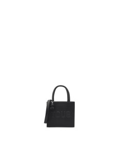 Bolso Mini Cube TOUS Brenda Negro con Asa Bandolera Ajustable