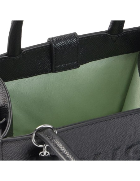 Bolso Mini Cube TOUS Brenda Negro con Asa Bandolera Ajustable