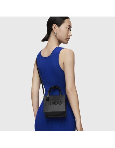 Bolso Mini Cube TOUS Brenda Negro con Asa Bandolera Ajustable