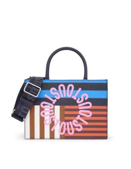 Shopper mediano Amaya azul marino TOUS Hanna