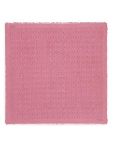 Pañuelo cuadrado grande rosa TOUS MANIFESTO