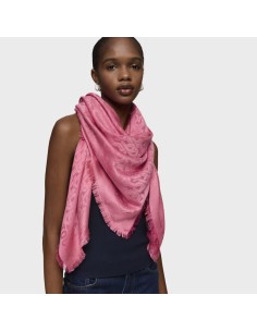 Pañuelo cuadrado grande rosa TOUS MANIFESTO 2