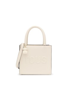 BOLSO MINI CUBE TOUS BRENDA BEIGE