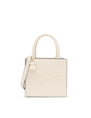 BOLSO MINI CUBE TOUS BRENDA BEIGE
