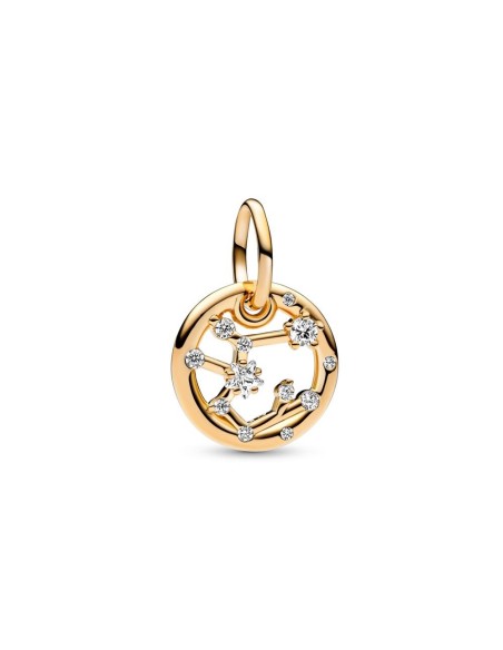 Charm Colgante con un recubrimiento en oro de 14k Zodiaco Sagitario Pandora