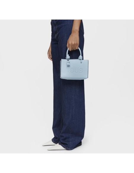 Mini bolso horizontal azul claro TOUS La Rue New 