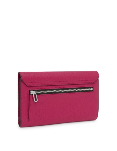 Billetera grande Flap fucsia TOUS Lucia