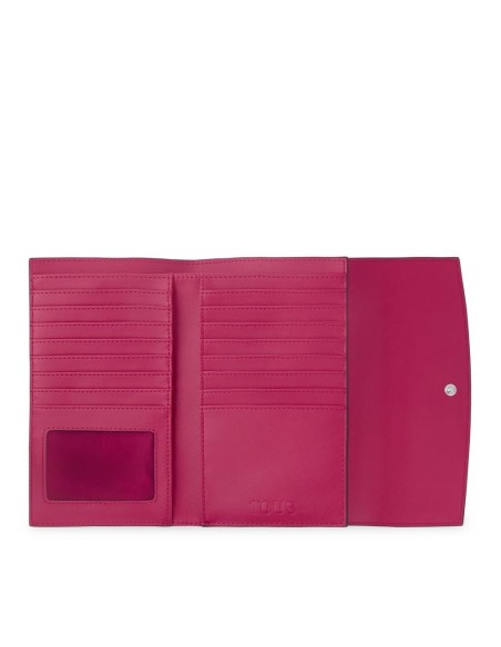 Billetera grande Flap fucsia TOUS Lucia