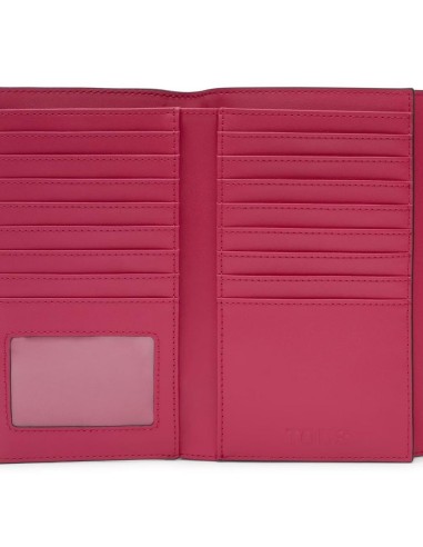 Billetera grande Flap fucsia TOUS Lucia
