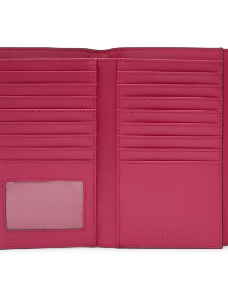 Billetera grande Flap fucsia TOUS Lucia