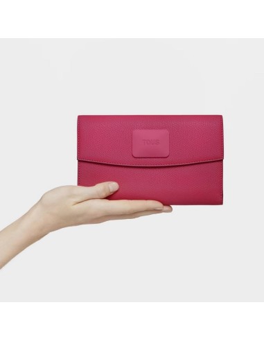 Billetera grande Flap fucsia TOUS Lucia