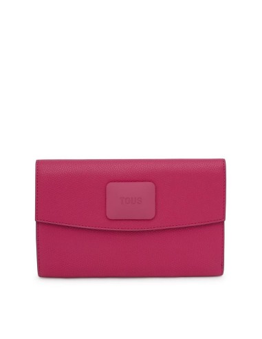 Billetera grande Flap fucsia TOUS Lucia