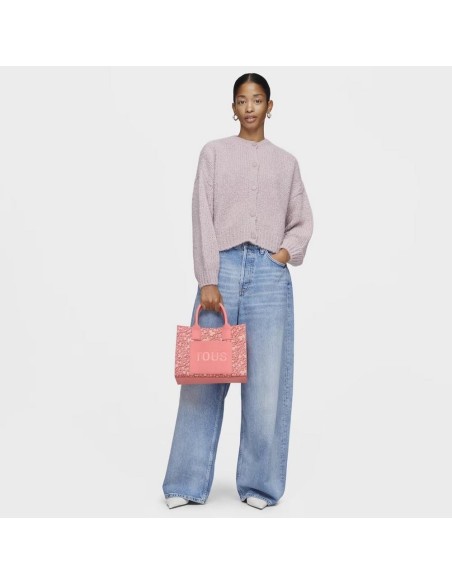 Shopper mediano Amaya coral Kaos Mini Evolution