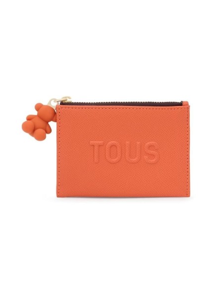 Monedero tarjetero naranja TOUS La Rue New