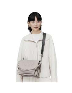 Bandolera mediana Audree gris TOUS La Rue New 2