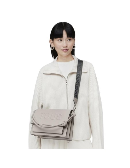 Bandolera mediana Audree gris TOUS La Rue New