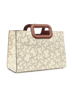Shopper mediano Amaya beige Kaos Icon