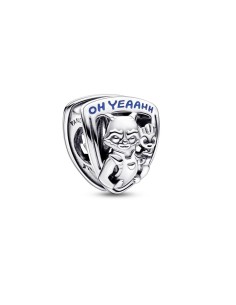 Charm en plata de ley Emblema Rocket Raccoon & Groot Guardianes de la Galaxia de Marvel