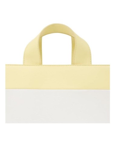 Bolso Shopping Beige Y Amarillo Tous Maya
