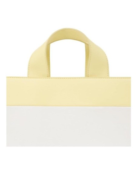 Bolso Shopping Beige Y Amarillo Tous Maya