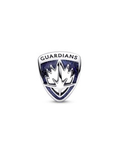 Charm en plata de ley Emblema Rocket Raccoon & Groot Guardianes de la Galaxia de Marvel 2