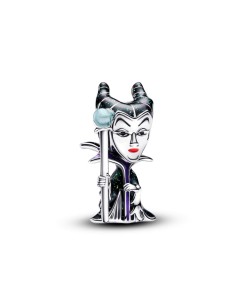 Charm en plata de ley Maléfica Villanos de Disney 