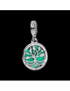 Charm Colgante en plata de ley Árbol del Infinito que brilla en la oscuridad | Pandora Oficial