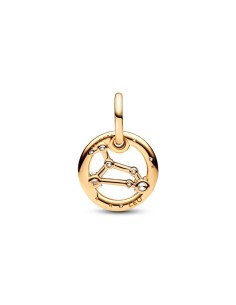 Charm Colgante con un recubrimiento en oro de 14k Zodiaco Leo Pandora 2