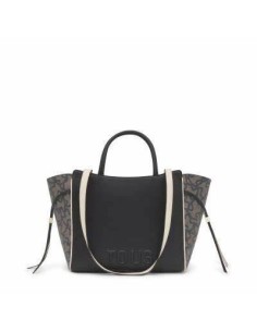 Bolso city mediano negro TOUS Kaos Icon para mujer | Bolso elegante y funcional