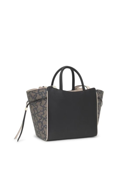 Bolso city mediano negro TOUS Kaos Icon para mujer | Bolso elegante y funcional