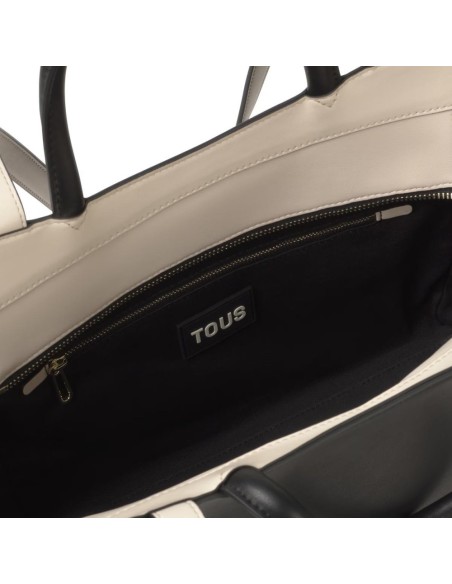 Bolso city mediano negro TOUS Kaos Icon para mujer | Bolso elegante y funcional