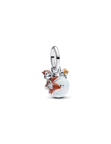 Charm Colgante en plata de ley Adorno Chip y Chop de Disney | Pandora Oficial